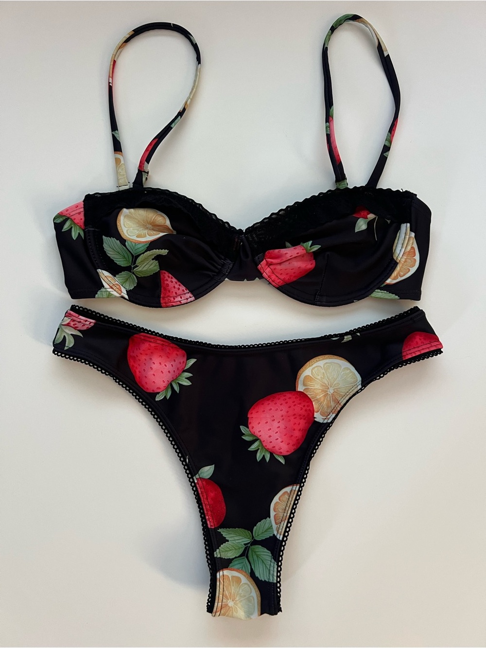 MORE TO COME Lia Bikini Set in Fruit Multi